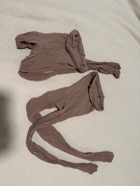 Pantyhose, nylon tan Tights / Stockings two pairs!
